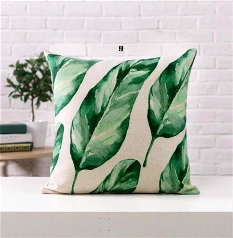 Tropical Palm Cushion Case - Nordic Side - 