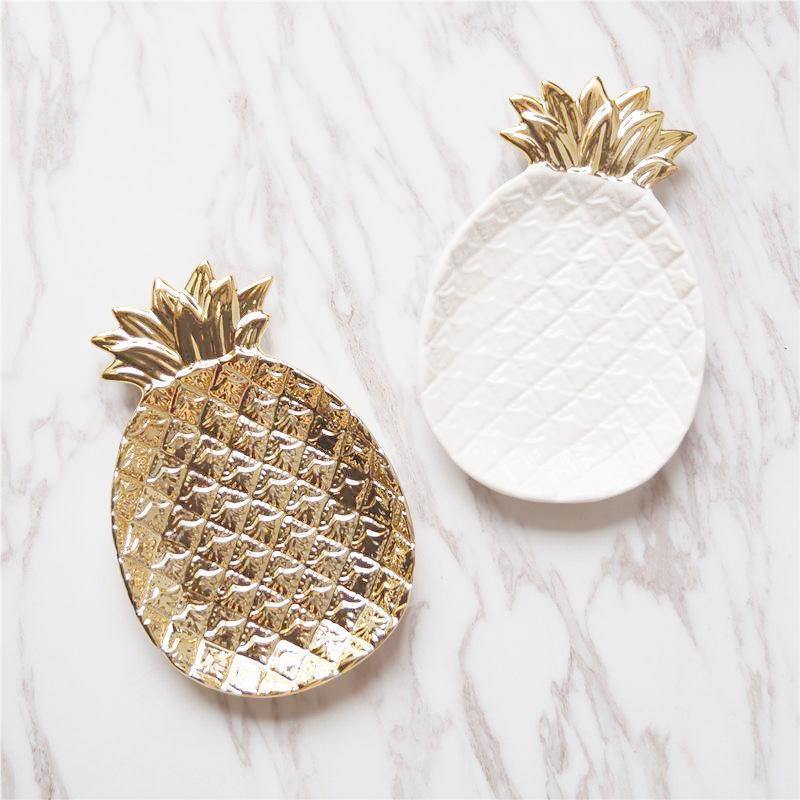 Ceramic Pineapple Plates - Nordic Side - 