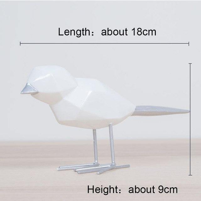 Resin Bird Decor Figures - Nordic Side - 