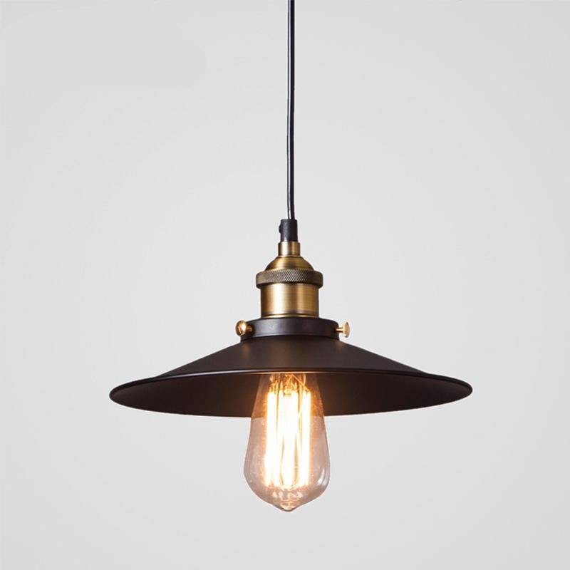Vintage Black Iron Industrial Pendant Lights - Nordic Side - 