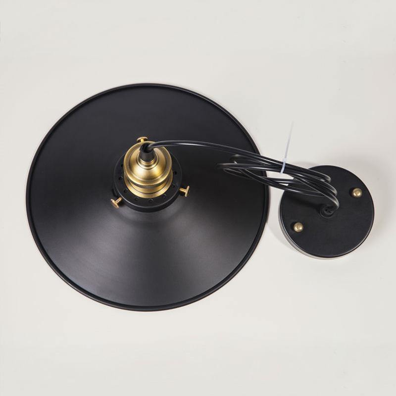 Vintage Black Iron Industrial Pendant Lights - Nordic Side - 