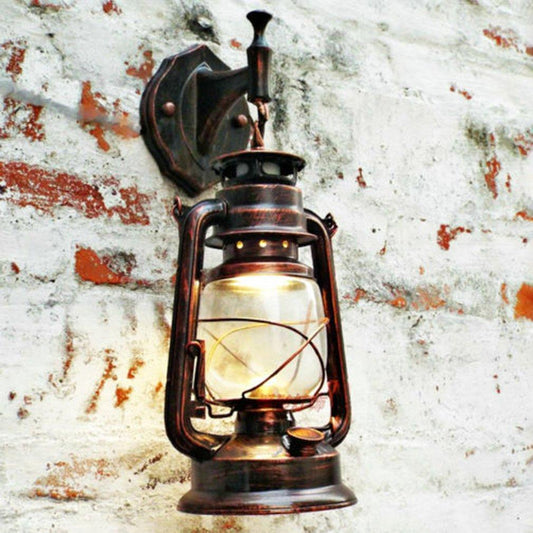 Vintage Lantern Style Wall Mount Lamp - Nordic Side - 09-28, best-selling-lights, lamp, lantern-lamp, light, lighting, lighting-tag, modern-lighting, sconce, vintage, vintage-light, wall-lamp