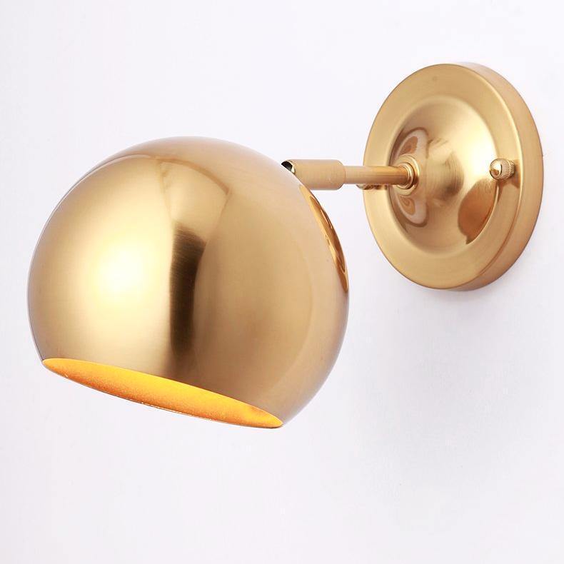 Copper Sphere Wall Lamp - Nordic Side - 