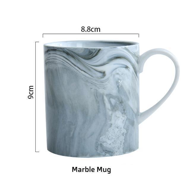 Golden Hand Marble Mug - Nordic Side - 