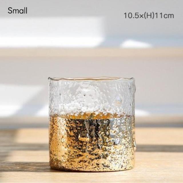 Textured Bake Glass Candleholder - Nordic Side - 