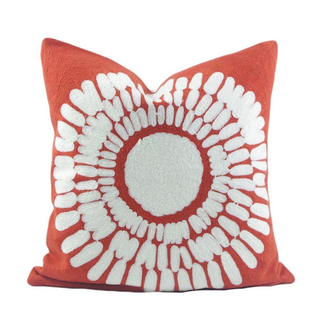 Petal Embroidery Cushions - Nordic Side - 