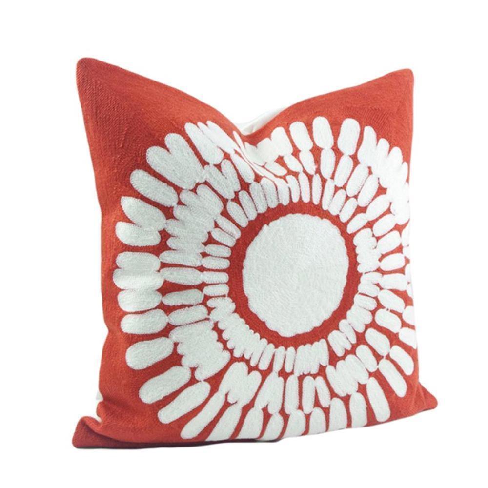 Petal Embroidery Cushions - Nordic Side - 