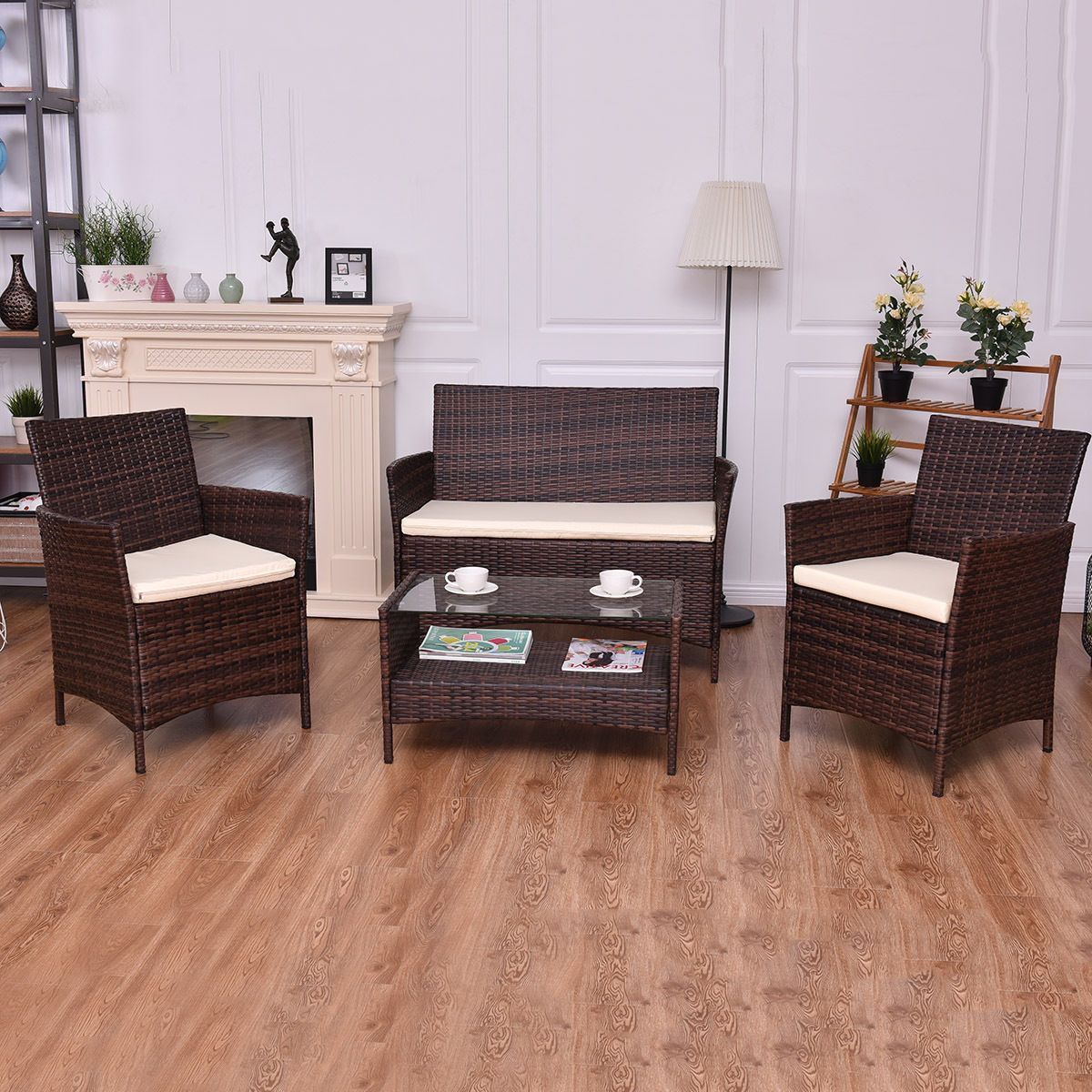 Declan - 4 Piece Patio Rattan Furniture - Nordic Side - 07-03, feed-cl0-over-80-dollars, furniture-tag