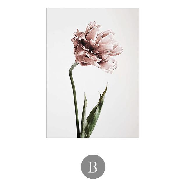 Romantic Pink Flowers - Nordic Side - 