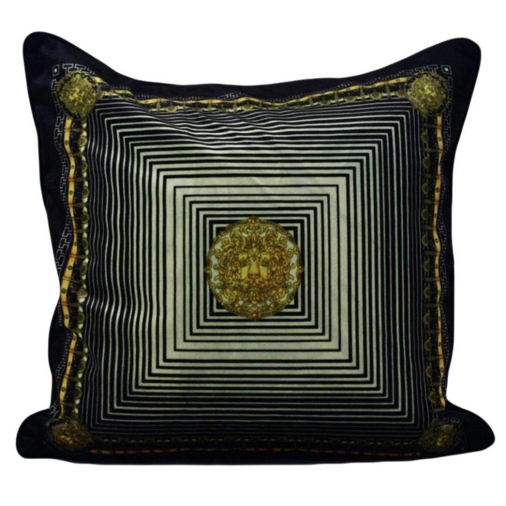 Geometric Print Velvet Cushion Cover - Nordic Side - 