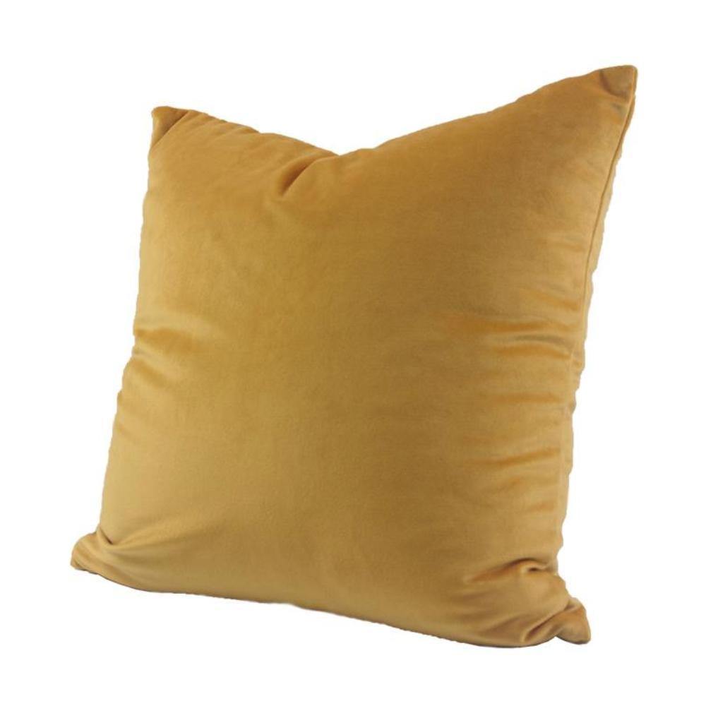 Matte Velvet Dark Yellow Cushion Cover - Nordic Side - 