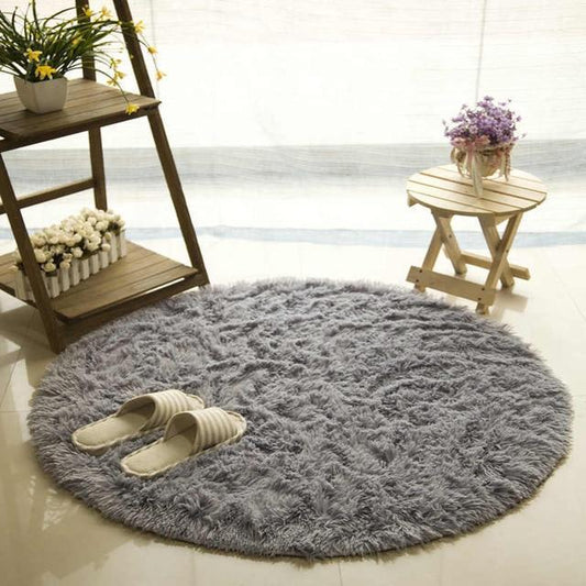 Round Fluffy Rug - Nordic Side - 12-07, feed-cl0-over-80-dollars