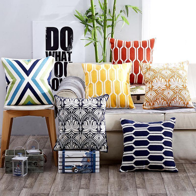 African Style Pattern Cushions - Nordic Side - 