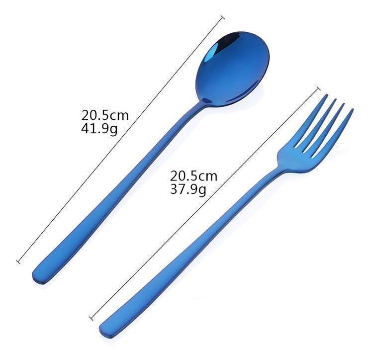 2 Pieces Fork & Spoon Set - Nordic Side - 