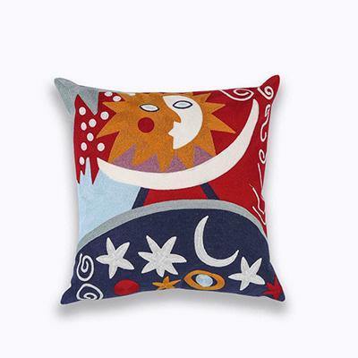 Portrait Embroidery Cushion - Nordic Side - 