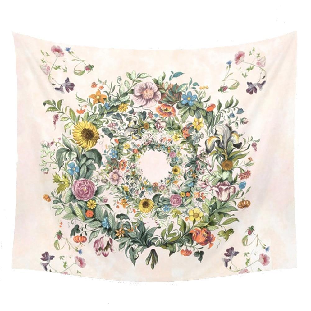 Floral Print Wall Cloth - Nordic Side - 