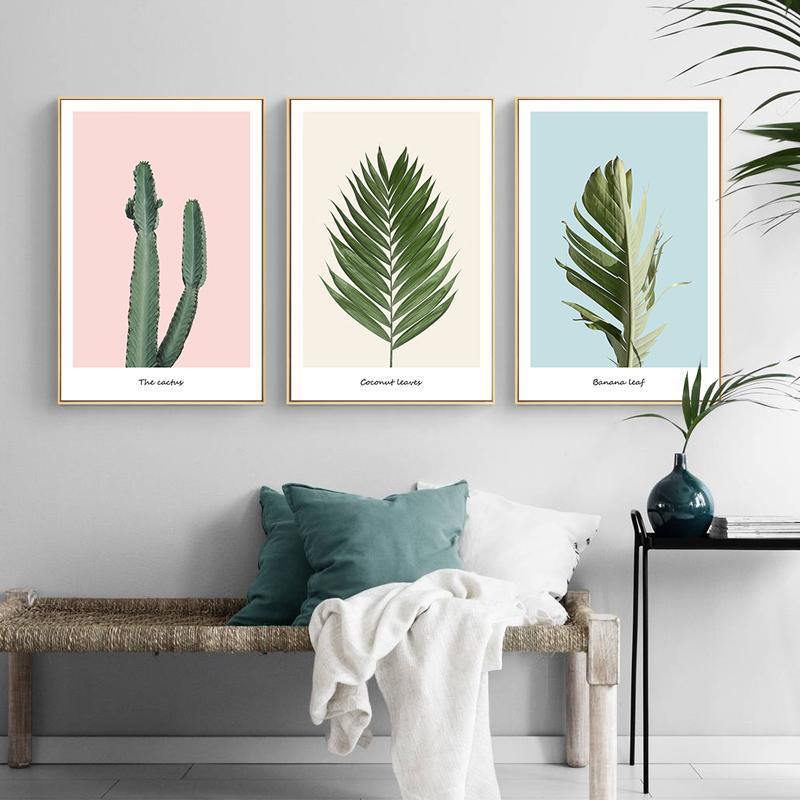 Tropical Pastel Wall Arts - Nordic Side - 