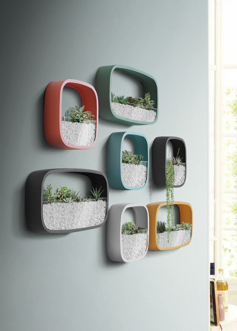 Nova - Rounded Modern Wall Planters - Nordic Side - 01-07, feed-cl0-over-80-dollars, sconce