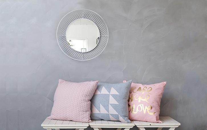 Nicolina - Round Iron Frame Mirror - Nordic Side - 07-08, bathroom-collection, feed-cl0-over-80-dollars