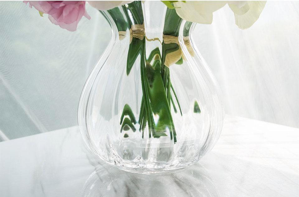Orchid Rose with Vase - Nordic Side - 