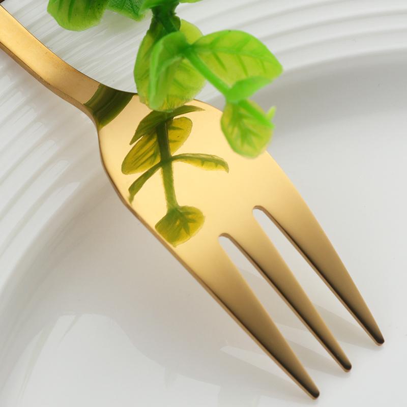 Metal Dessert Fork - Nordic Side - 