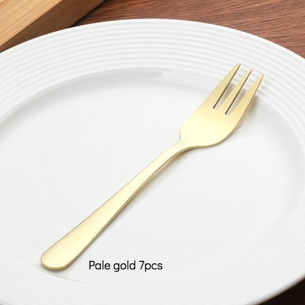 Metal Dessert Fork - Nordic Side - 