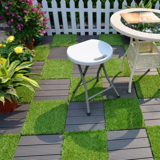 Grassly - Interlocking Artificial Grass Turf - Nordic Side - 11-26, modern-pieces, outdoor