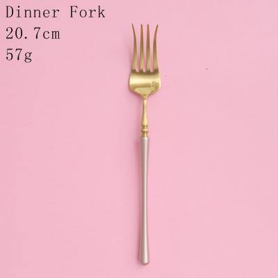 1 Pc Pink & Gold Cutlery - Nordic Side - 