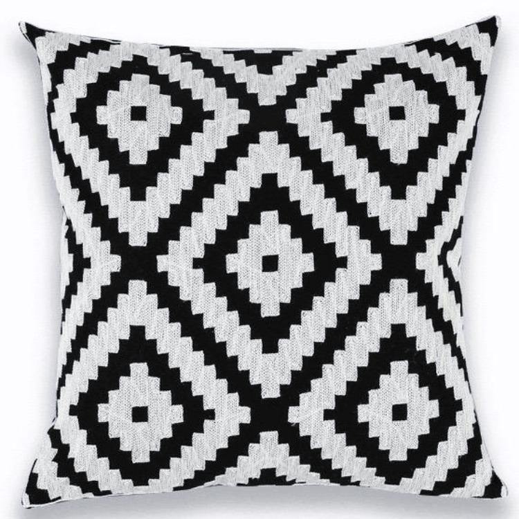 Navy Classic Embroidery Cushions - Nordic Side - 