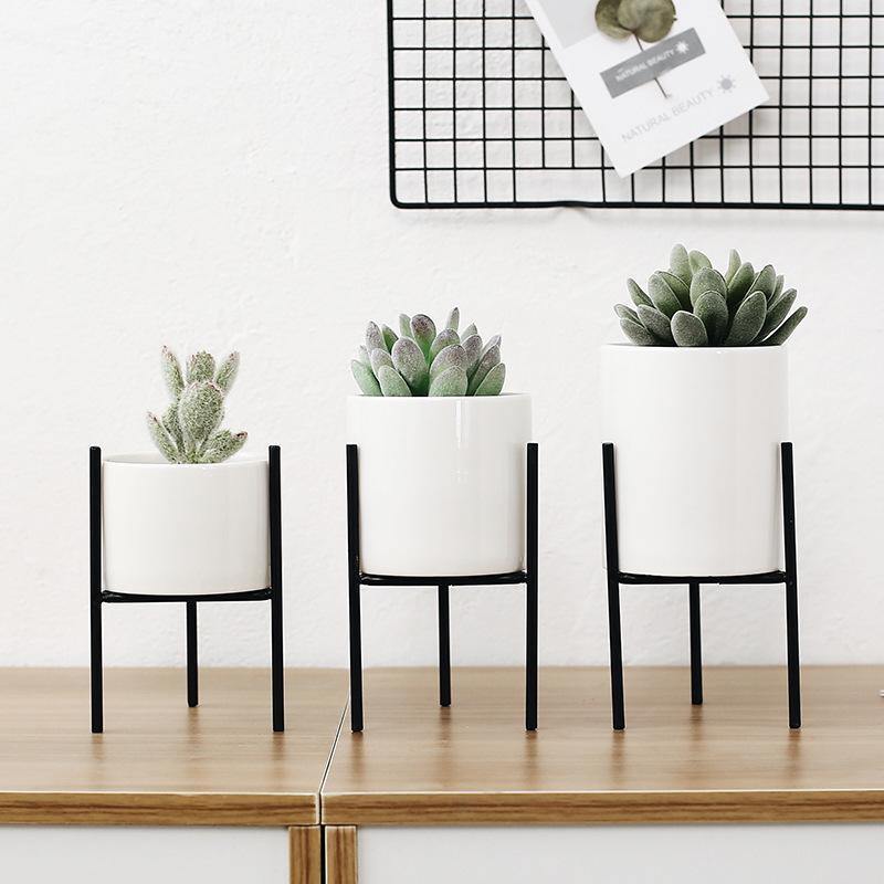 Ceramic Mini Pots (1Set) - Nordic Side - 