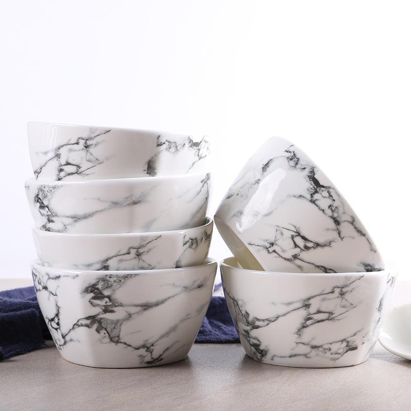 Marble Bowl & Spoon - Nordic Side - 