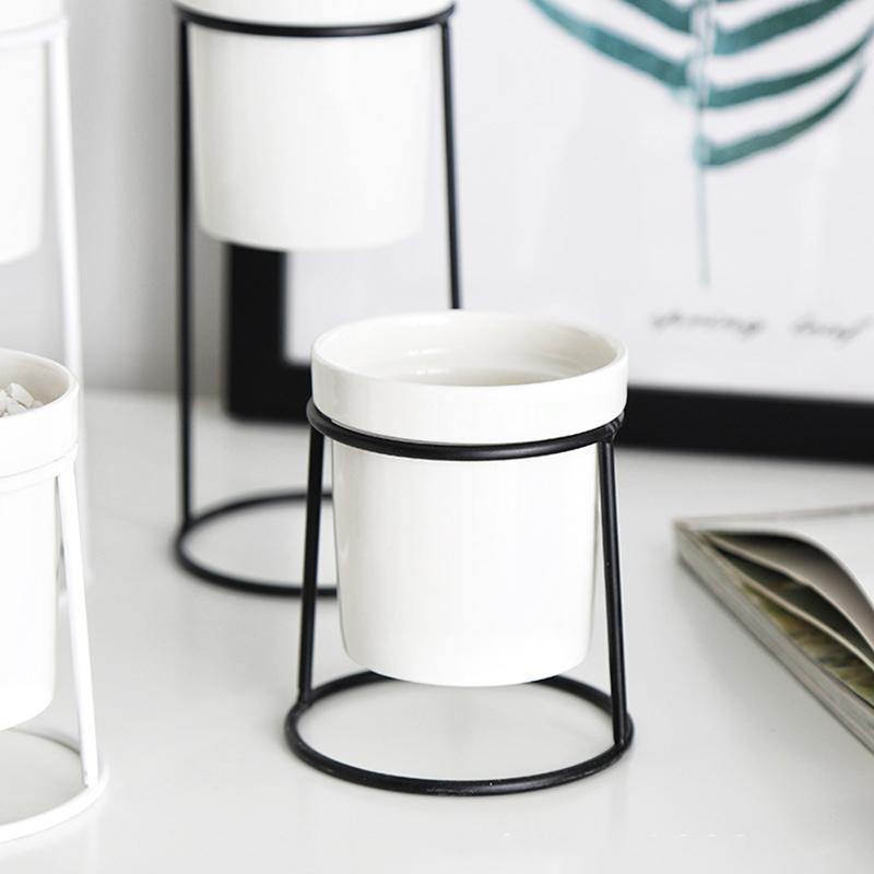 Clear Ceramic Vases - Nordic Side - 