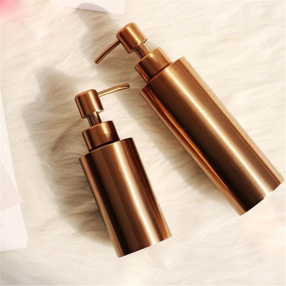Clang - Rose Gold Toiletries Pump Bottles - Nordic Side - 01-16, bathroom-collection