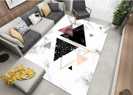 Large Geometric Marble Pattern Rug - Nordic Side - 12-10, feed-cl0-over-80-dollars