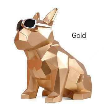 Bulldog with Sunglasses Tissueholder - Nordic Side - 