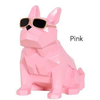 Bulldog with Sunglasses Tissueholder - Nordic Side - 