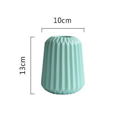 Origami Ceramic Vase (1piece) - Nordic Side - 
