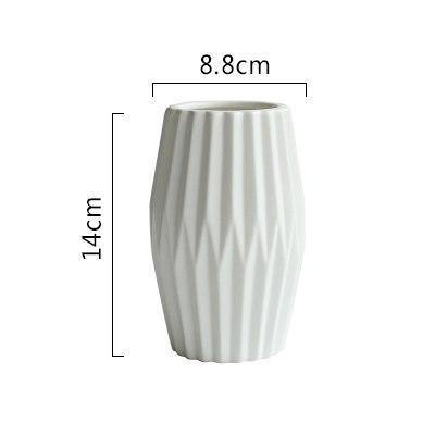 Origami Ceramic Vase (1piece) - Nordic Side - 