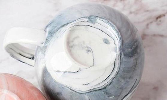 Marble Round Mug - Nordic Side - 