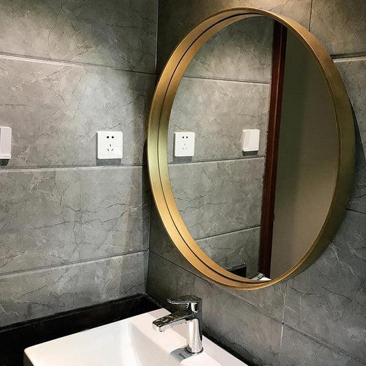 Tulsi - Modern Nordic Round Mirror - Nordic Side - 07-09, bathroom-collection, feed-cl0-over-80-dollars