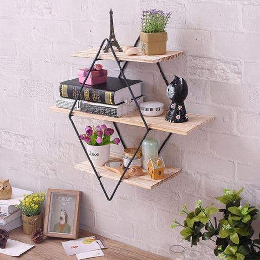 Tri - Three Tier Iron Frame Shelf - Nordic Side - 01-17, feed-cl0-over-80-dollars
