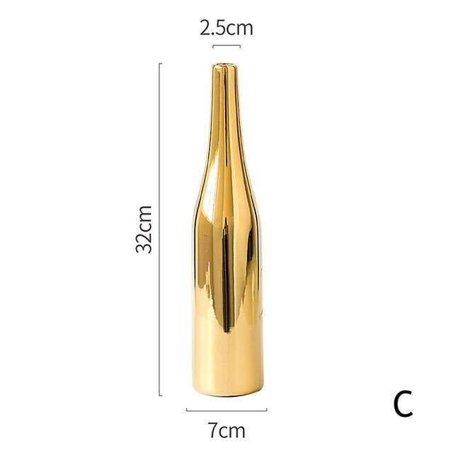 Metallic Gold Vase - Nordic Side - 