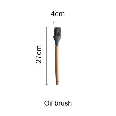 Heat-Resistant Wooden & Silicone Spatula - Nordic Side - 