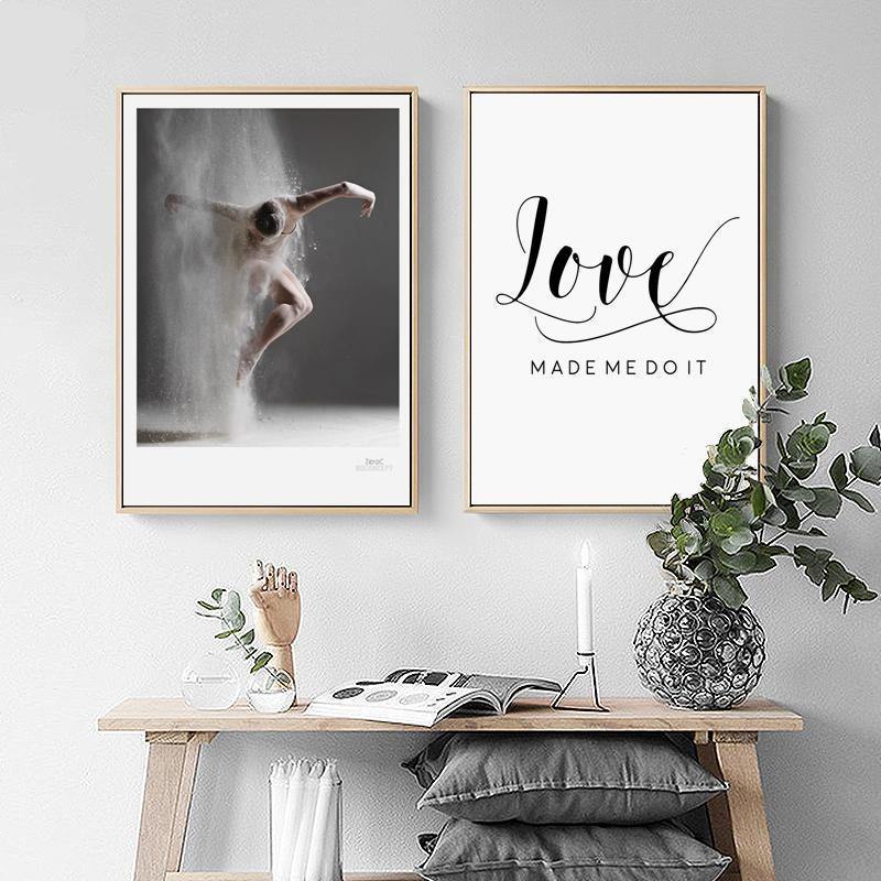 Love & Ballet Wall Art - Nordic Side - 