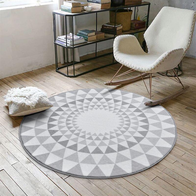 Modern Nordic Round Rug - Nordic Side - 12-10, feed-cl0-over-80-dollars