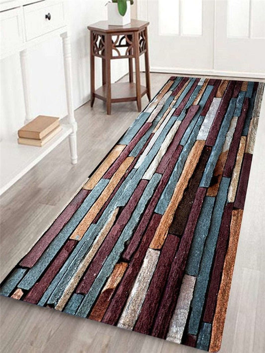 Anti-Slip Rectangular Rug - Nordic Side - 12-06, abstract-rug, door-mat, feed-cl0-over-80-dollars, geometric-rug, hallway-runner, large-rug, modern, modern-rug, vintage-rug