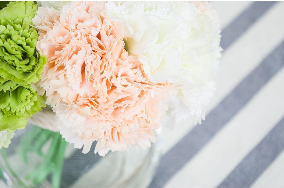 Artificial Carnation Bouquet - Nordic Side - 