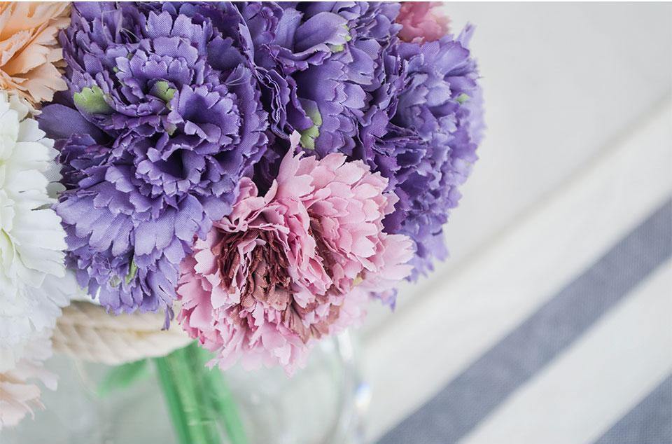 Artificial Carnation Bouquet - Nordic Side - 