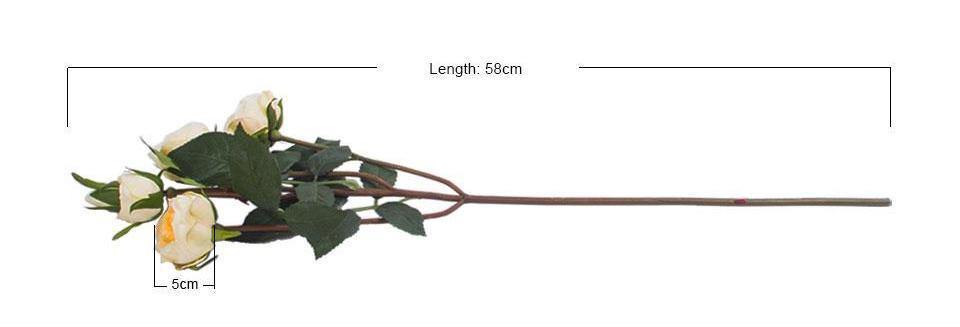 Artificial Romase Rose - Nordic Side - 