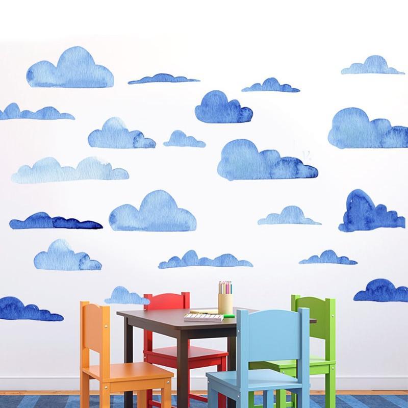 Water Clouds Wall Stickers - Nordic Side - 